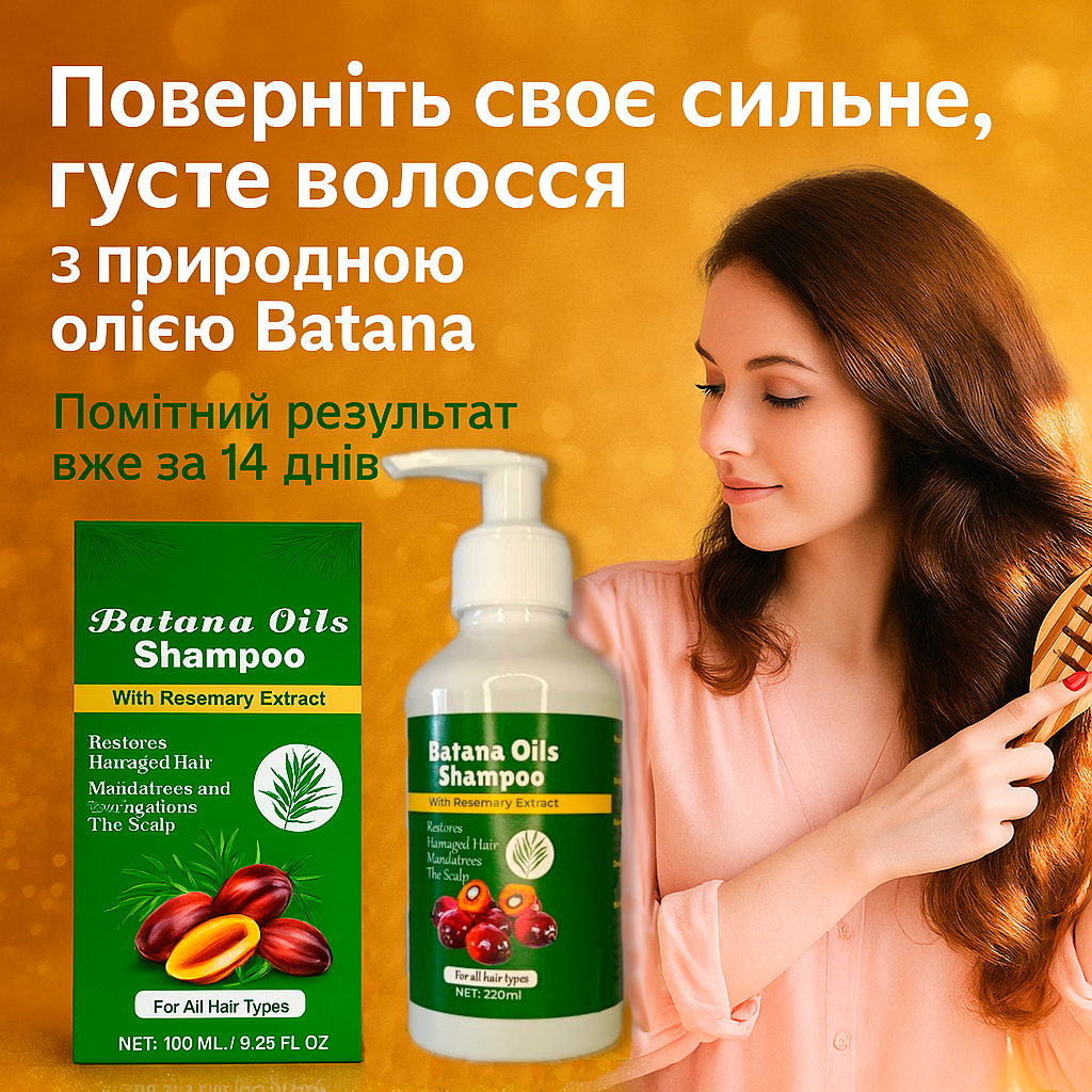Шампунь Batana Oil з екстрактом розмарину